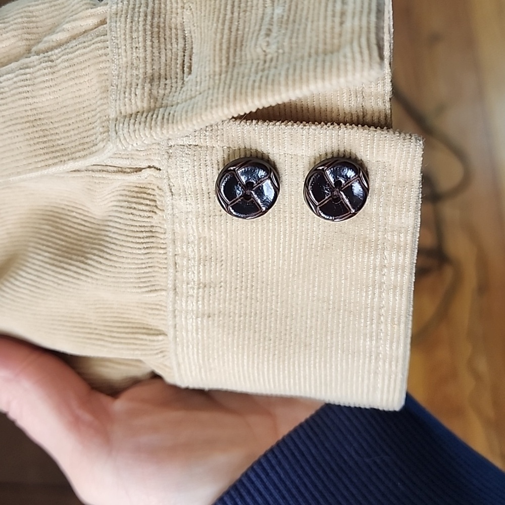 Orvis Tan Corduroy Dress Size 12 - Picture 3 of 5